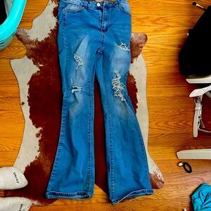 Shine teen flare jeans